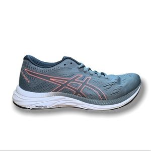 ASICS Women's GEL-Excite 6 Running Shoes Size 8 1012A150 Steel Grey Papaya.